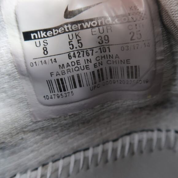 Nike Shoes Womens 8 Athletic Trainer Flex 2014 Run Sneaker Running Active Sport - Picture 12 of 12